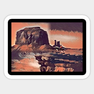 Wild West Nostalgia Sticker